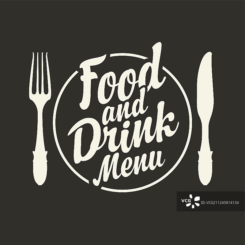 刀叉餐饮菜单图片素材