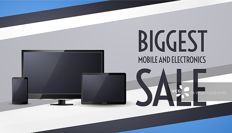 电视手机促销banner设计图片素材