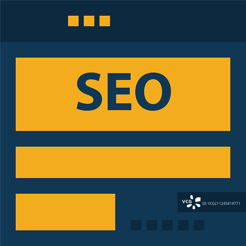 网站服务器数据托管SEO技术扁平风格图片素材