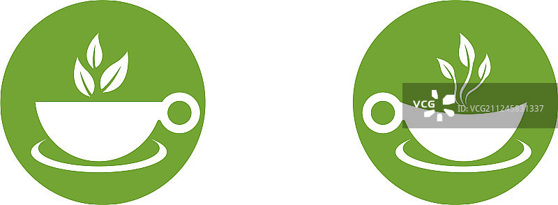 绿茶标志图片素材