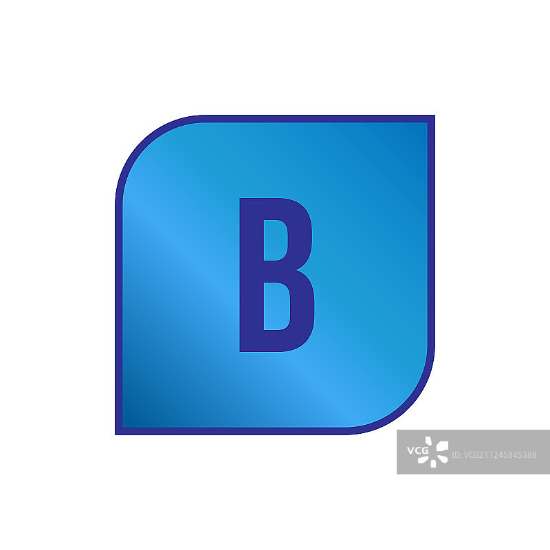 字母B标志模板设计图片素材