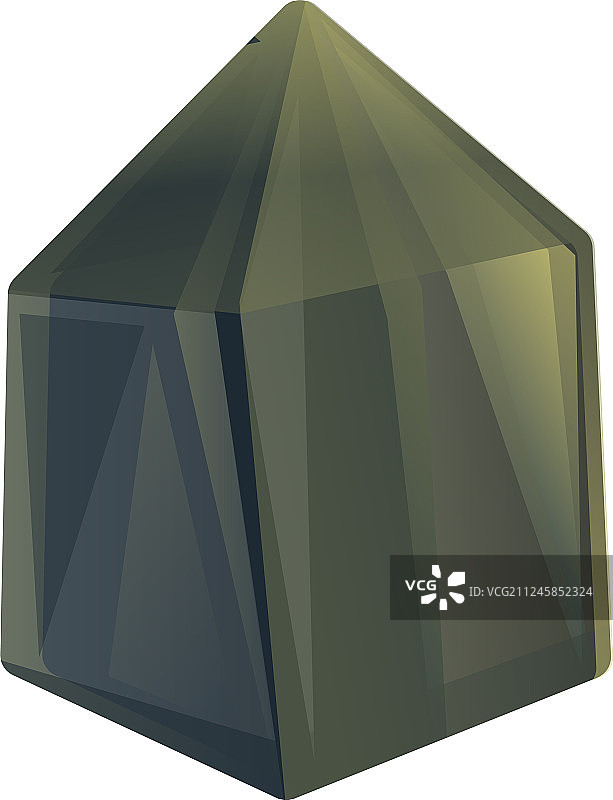 卡通风格煤矿石图标图片素材