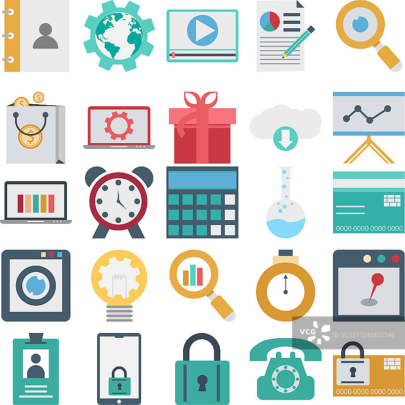 网页和SEO优化独立图标合集图片素材