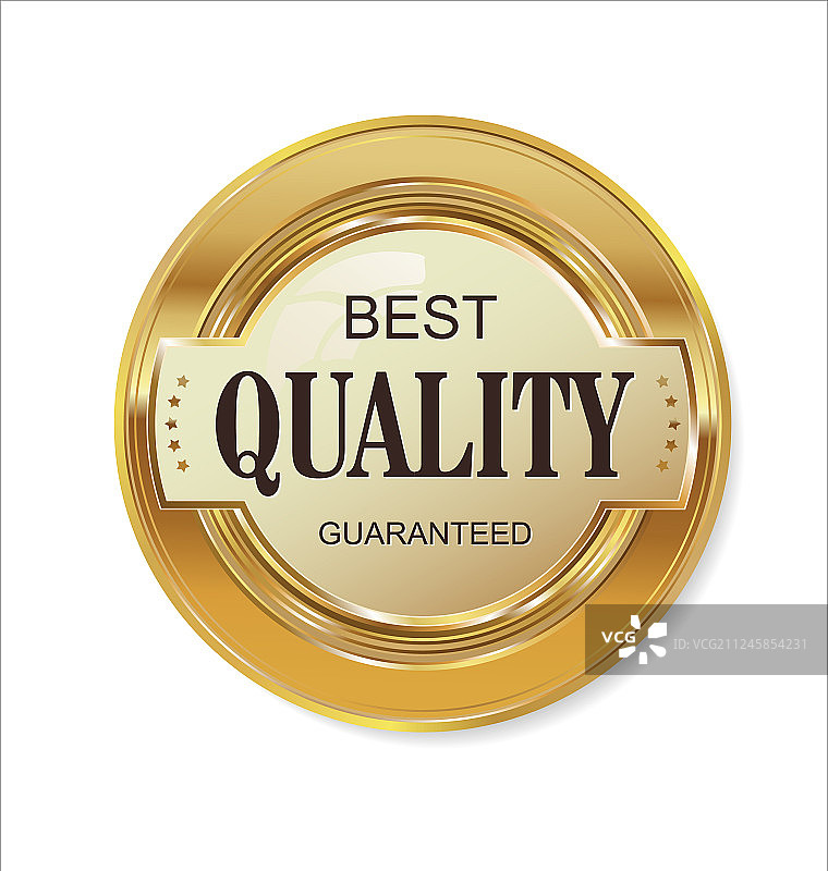 最佳质量金色徽章图片素材