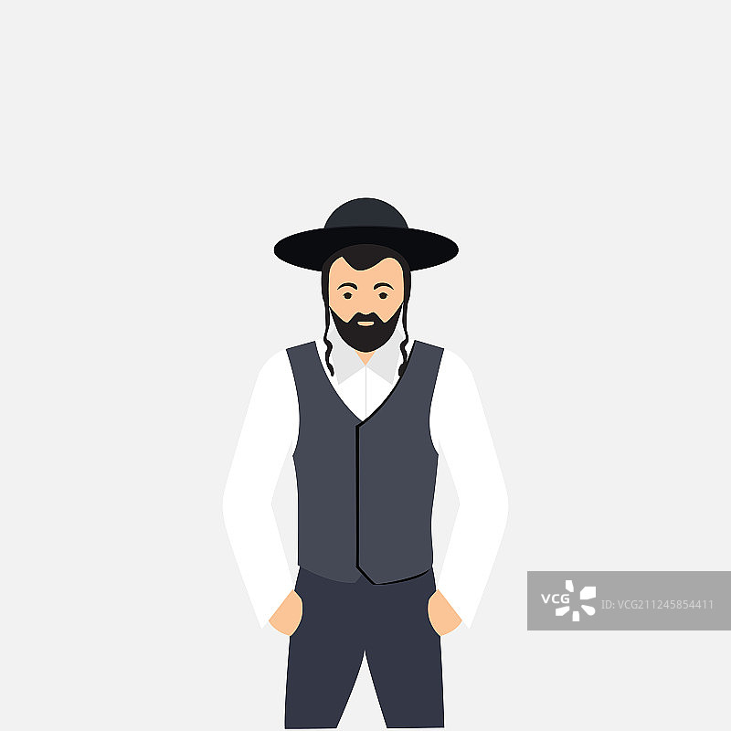 犹太男人角色图片素材