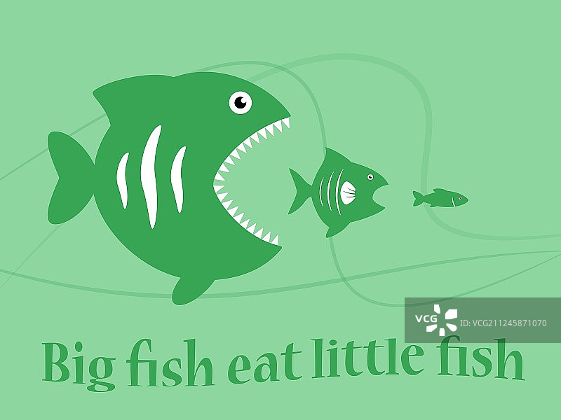 大鱼吃小鱼图片素材