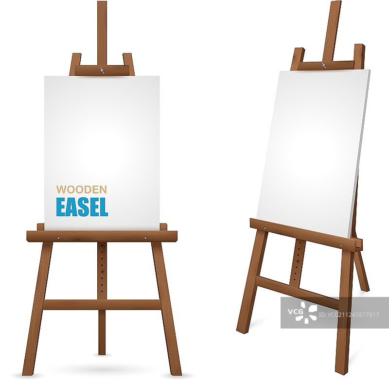 木制画架图片素材