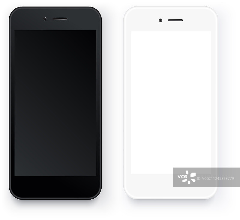 逼真的手机模型智能手机素材图片素材