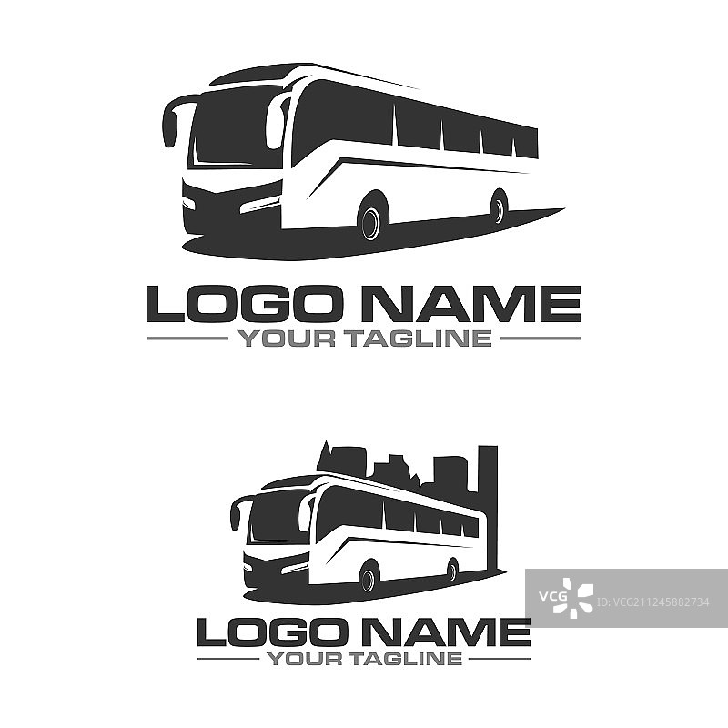 巴士城市Logo图片素材