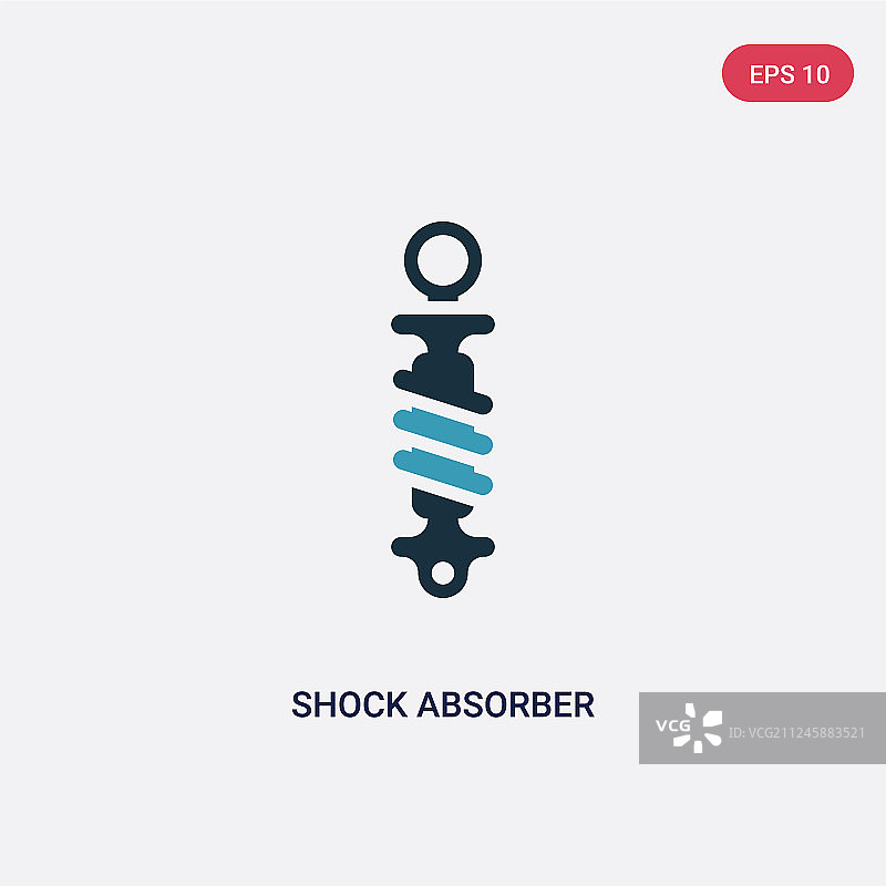 减震器双色图标图片素材