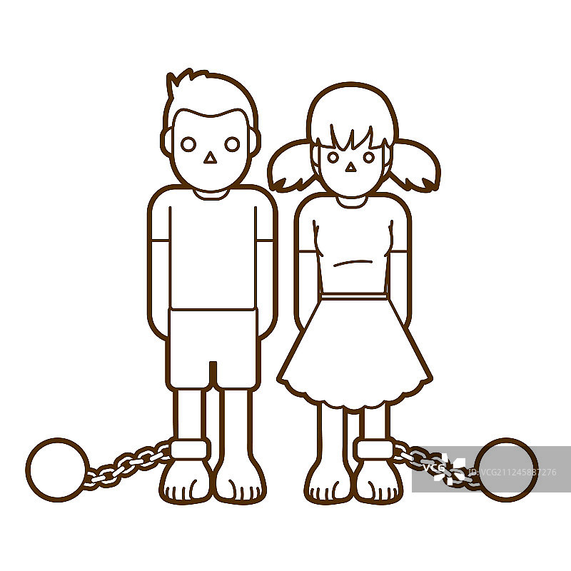 停止虐待儿童图片素材