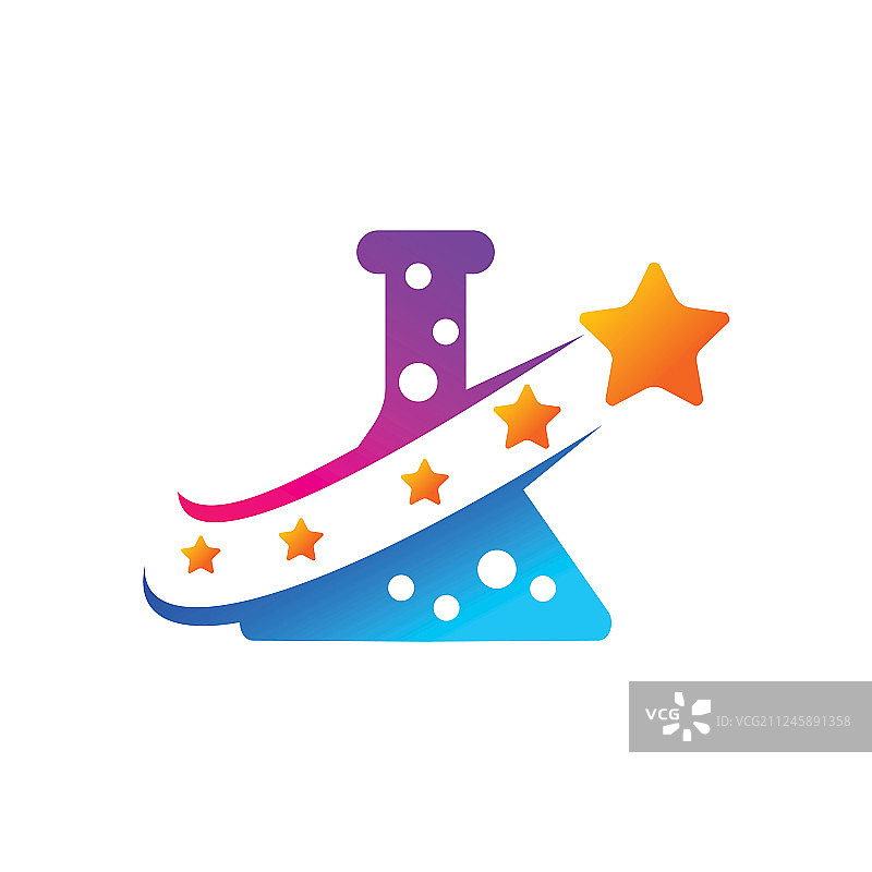 成功的星星标志设计模板图片素材