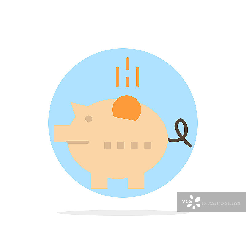 存钱罐经济储蓄抽象概念图片素材