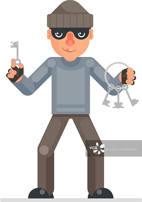 入室盗窃贼 钥匙 开锁器图片素材