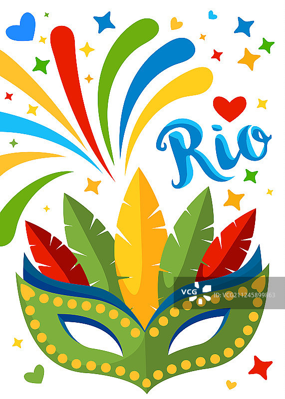 巴西狂欢节海报背景图片素材