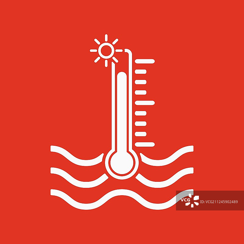 温暖的水温图标 热液体符号图片素材