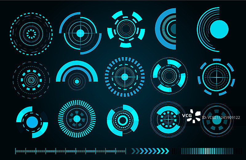 科幻未来用户界面图片素材