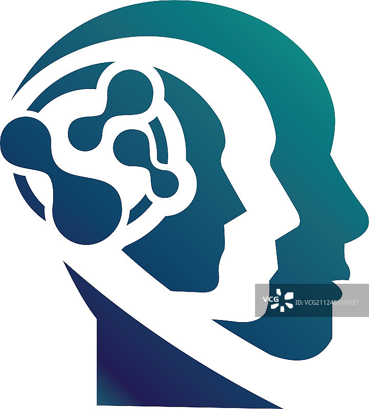 大脑logo模板图片素材