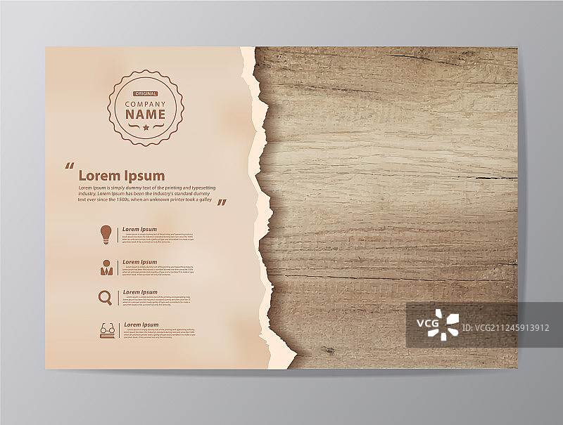 木墙做旧纸张图片素材