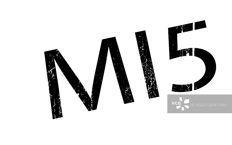 MI5橡胶印章图片素材