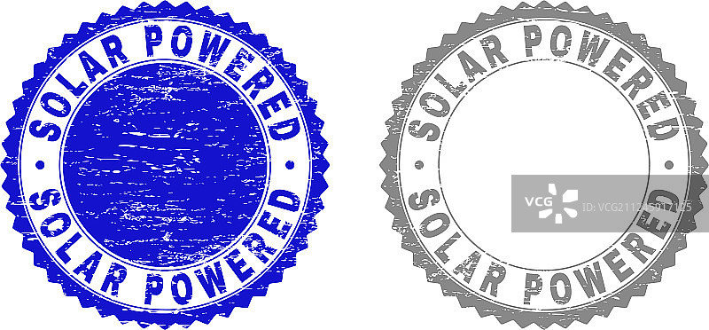 垃圾风格的太阳能纹理印章图片素材