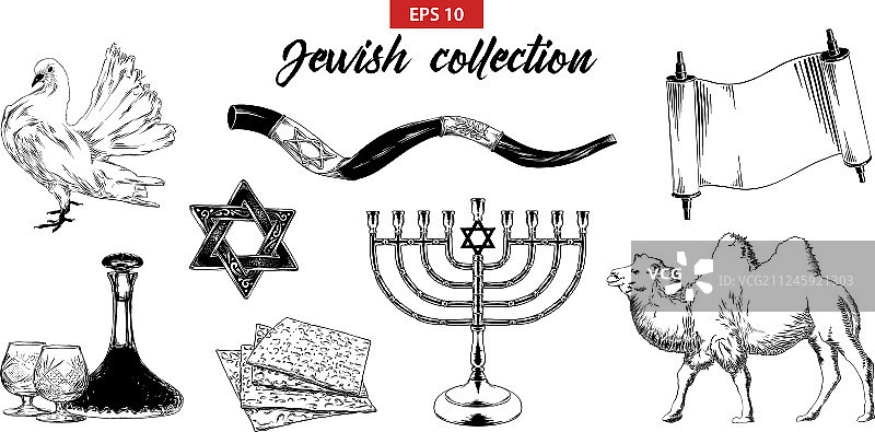 雕刻风格的Logo标志标签或海报图片素材