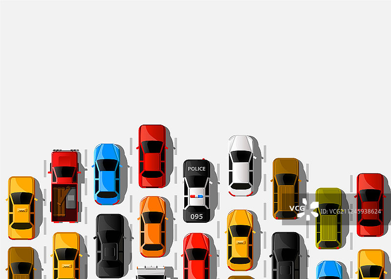 公路交通拥堵图片素材