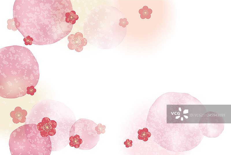 日式新年贺卡模板图片素材