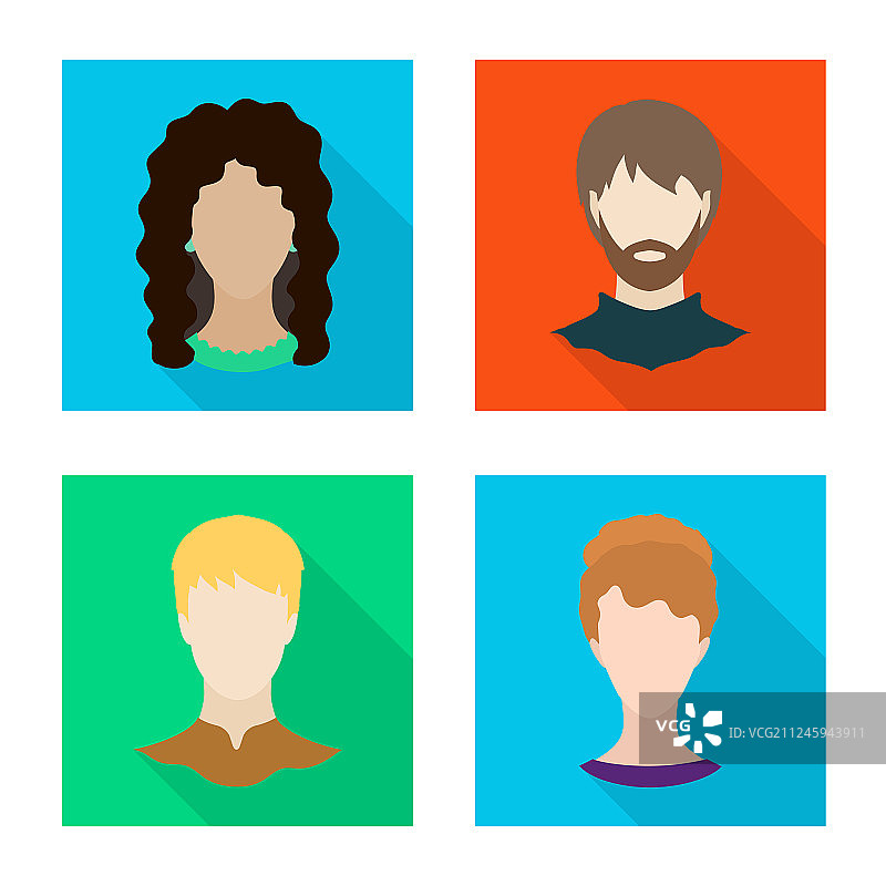 人物头像模型图标合集图片素材