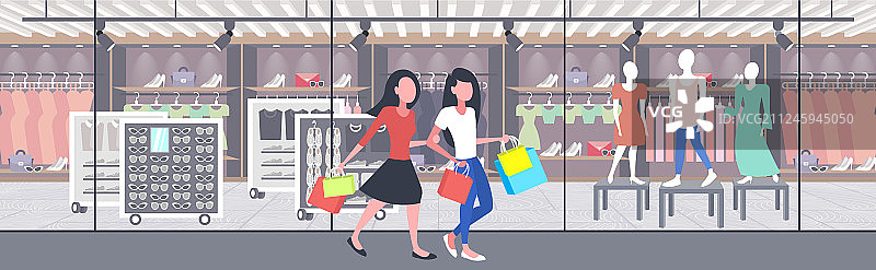 提着购物袋的女孩情侣图片素材