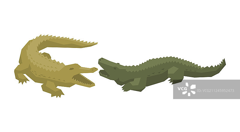 鳄鱼卡通形象图片素材