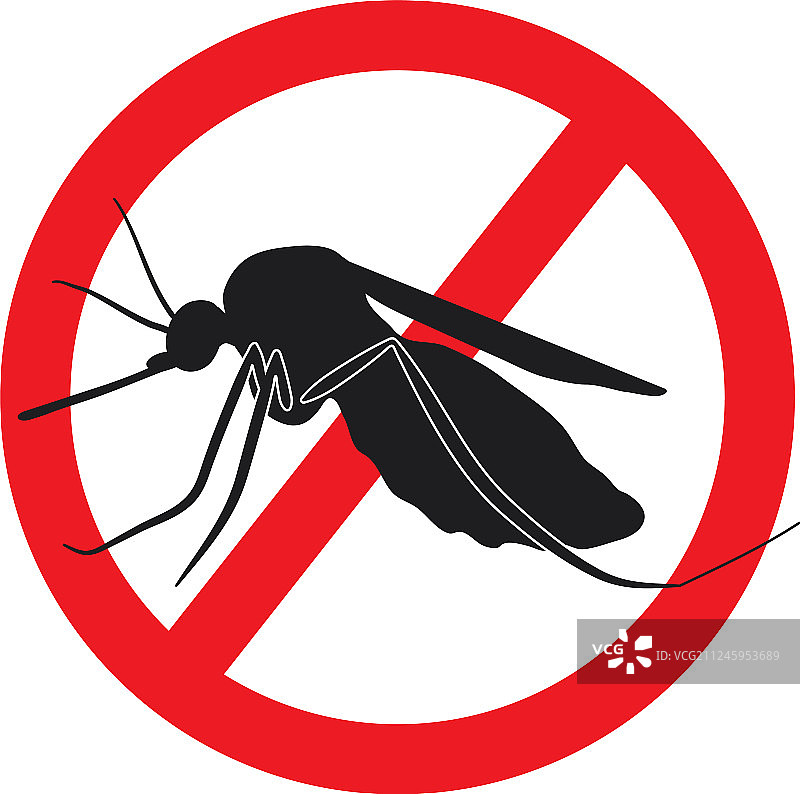 蚊子禁止标志图片图片素材