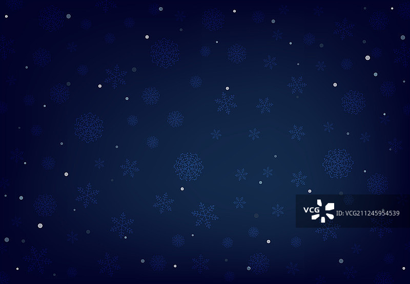 冬季背景飘落雪花图片素材