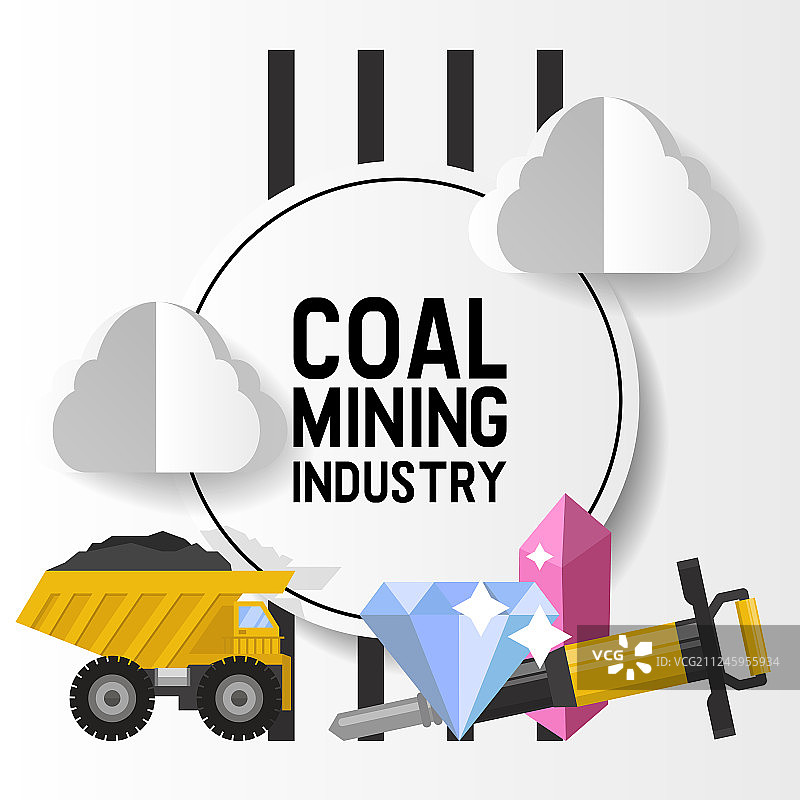 矿产开采黑色煤炭工业图片素材
