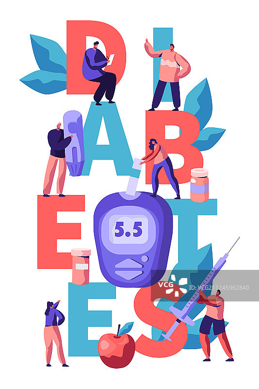 血糖仪血糖水平测试图片素材