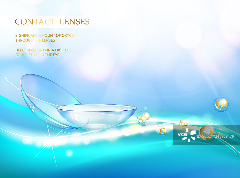 隐形眼镜概念图片素材