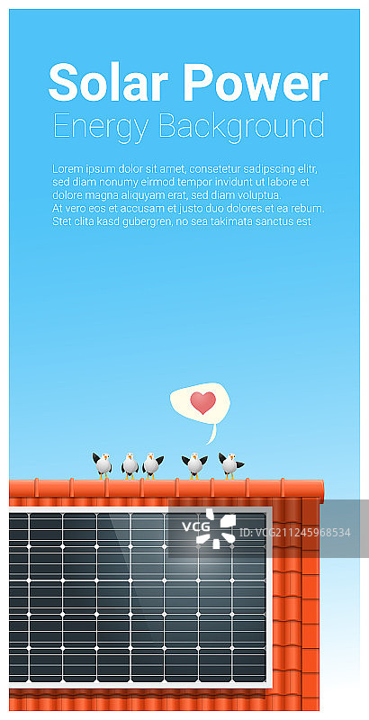 带太阳能板的能源概念背景图片素材