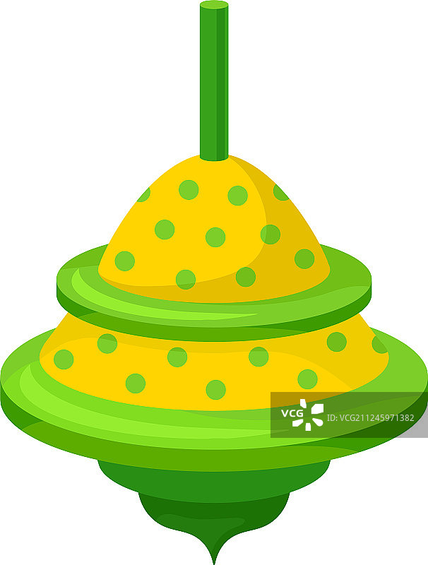 传统波点图案陀螺图片素材