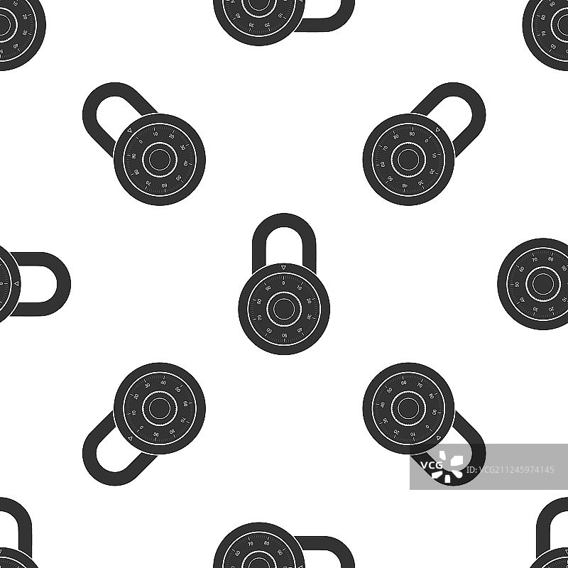 保险箱密码锁轮图标无缝图案图片素材