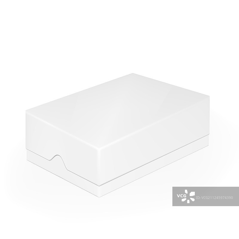 白色灰色封闭的手机或鞋子包装图片素材