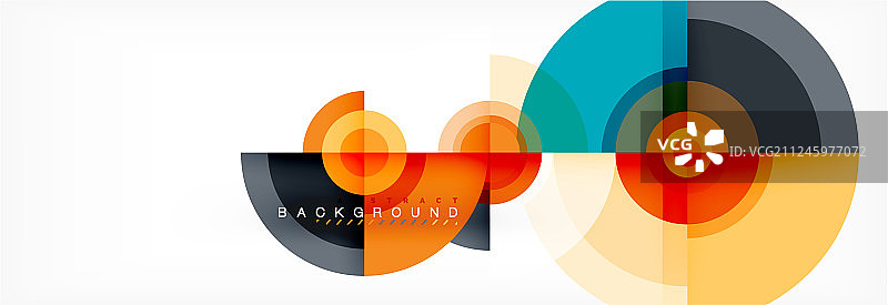 圆合成几何极小图片素材