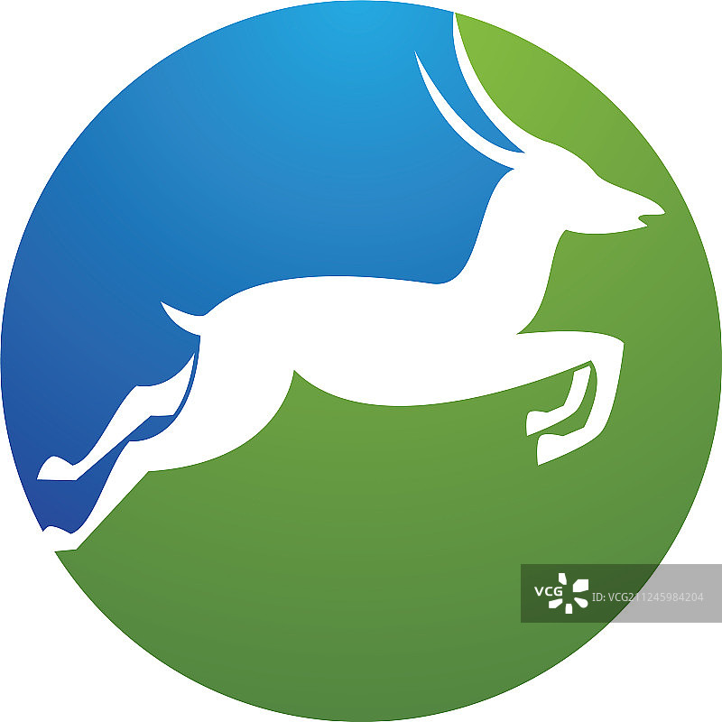 小鹿logo模板图片素材