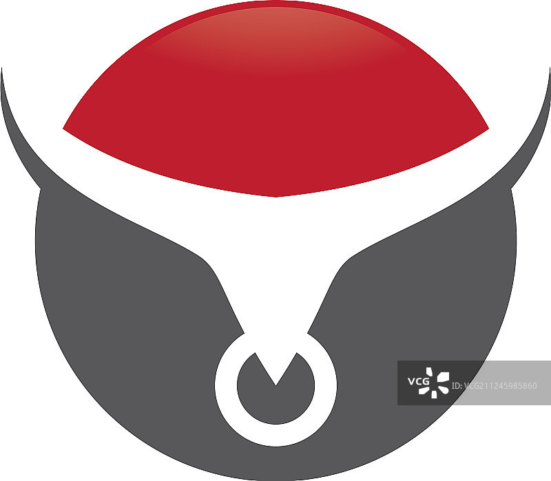 公牛头图标图片素材