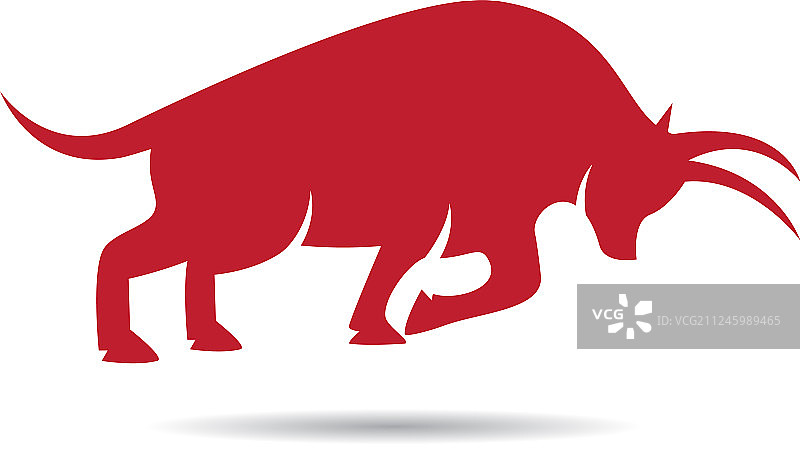 公牛图标图片素材