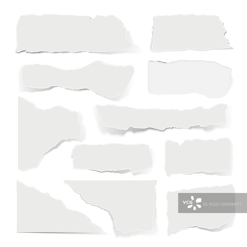 逼真的纸张撕裂效果图片素材