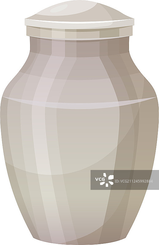 火葬仪式用骨灰瓮对象图标图片素材