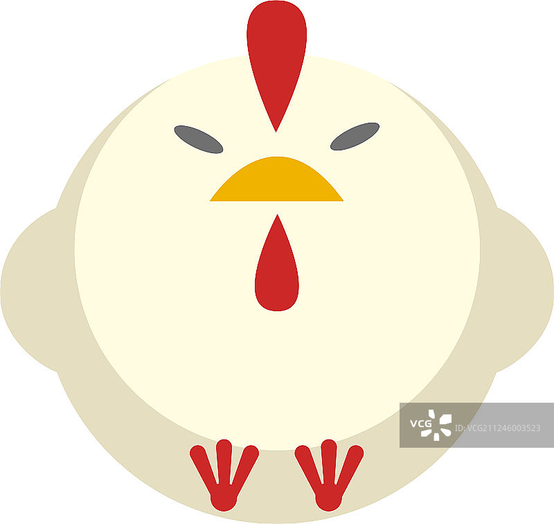 扁平化小鸡图片素材
