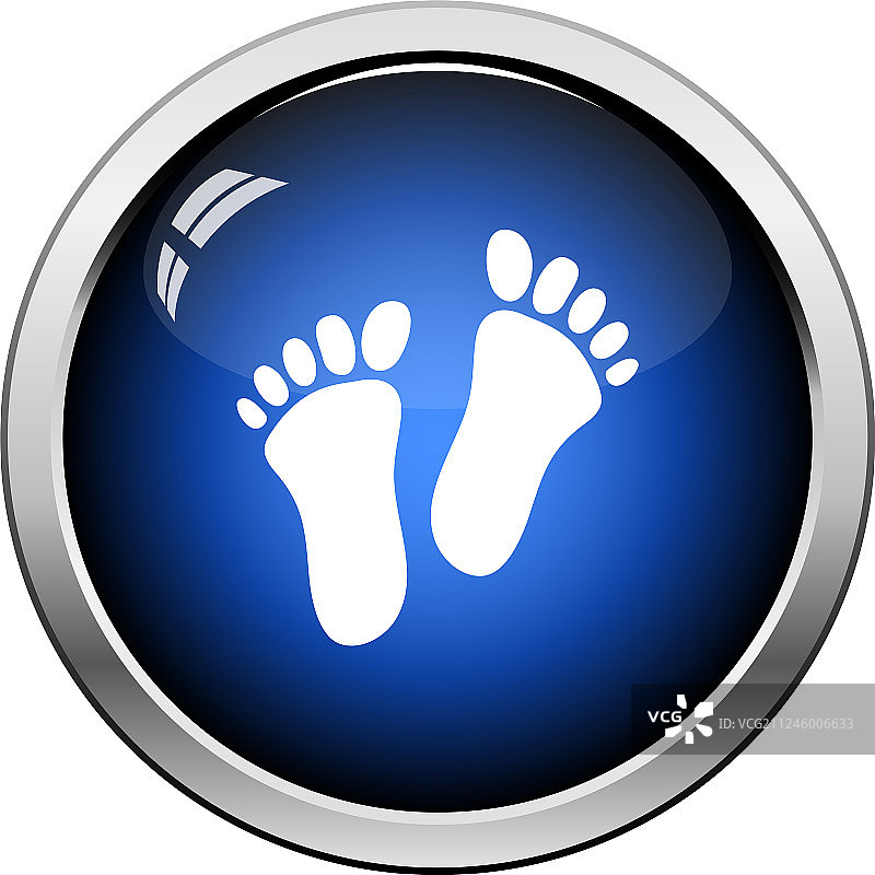 脚印图标图片素材