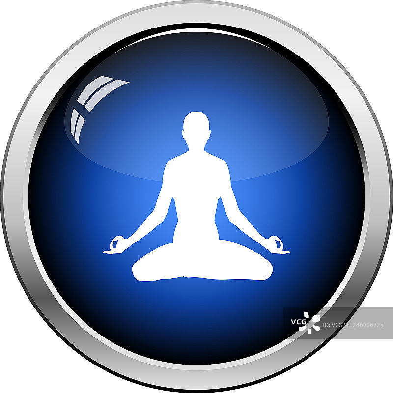 莲花坐姿图标图片素材