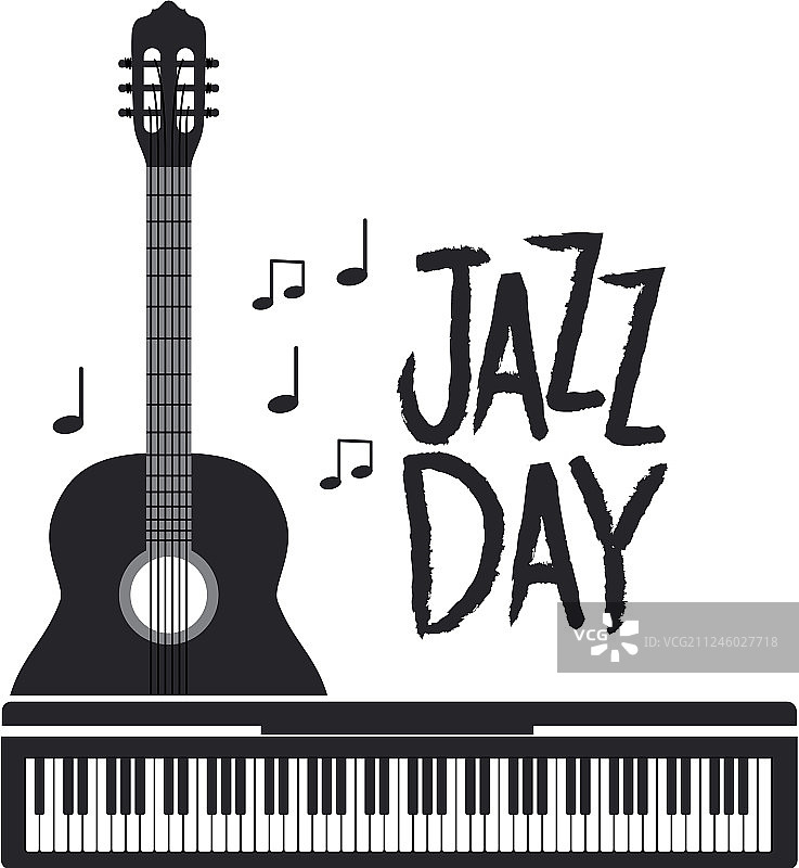 爵士乐日标签独立图标图片素材